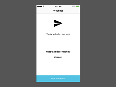 A Confirmation Screen app confirmation ios screen