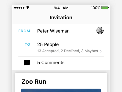 An Invitation app invitation ios