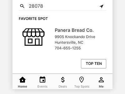 Someone's Favorite Spot app ios location tabbar