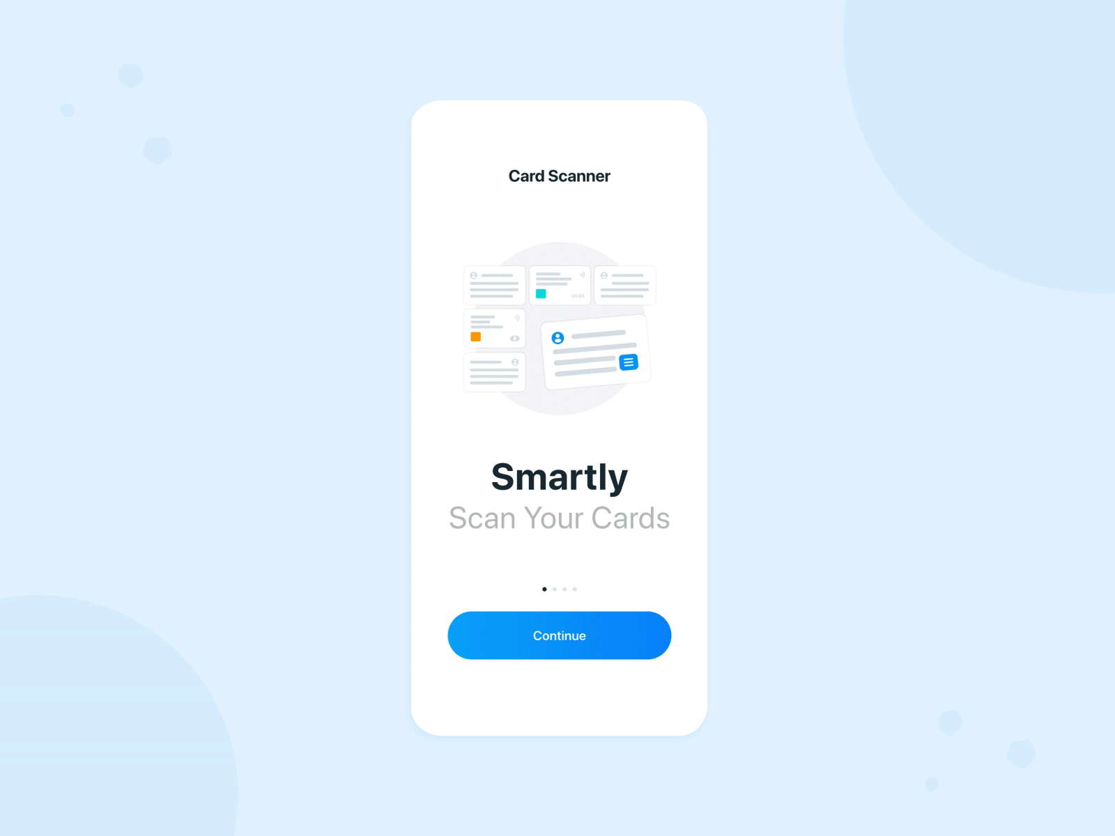 Business Card Scanner Intro Animation By Turag On Dribbble