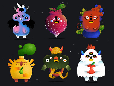 monsters | vol. 1 animals artwork beasts character design characters creatures digital illustration illustration monster monster club monsters