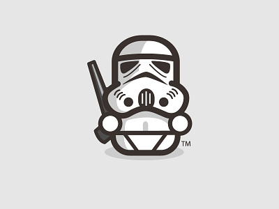 Mr.Trooper fanart funky kirpluk logo sign star wars stormtrooper vector