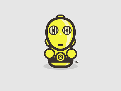 Mr. C3po c3po fanart funky kirpluk logo sign star wars vector