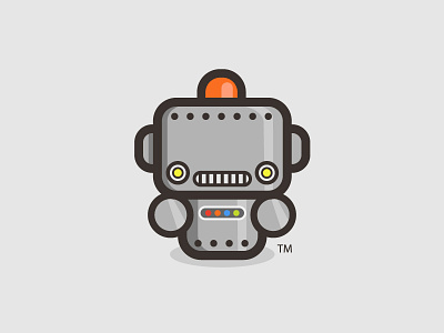 Mr.ClassicRobot funky kirpluk logo robot sign vector