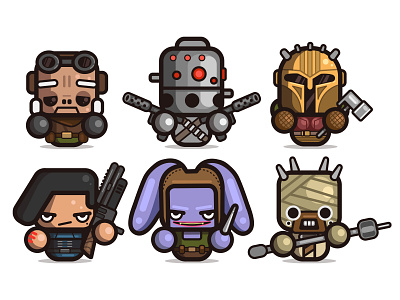 simple mando characters