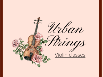 Violin Classes Logo branding graphic design logo