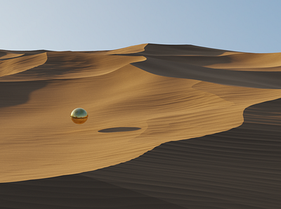 Desert 3D 3d blender blender 3d desert design photorealism robotic