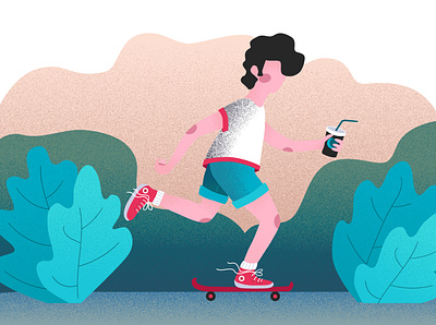 skateboard 2d app character flat icon illustration natimade skateboard skateboard graphics vector