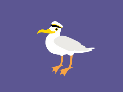 Bird character illustrations vector icon