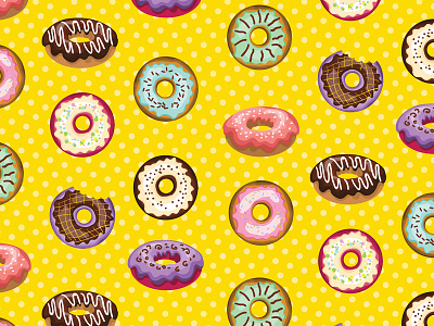 Donuts pattern donuts natimade pattern