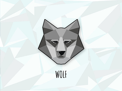 Wolf sticker 2d animals app character flat illustration natimade wolf