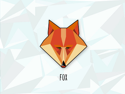 Fox sticker 2d app character flat fox game illustration natimade sticker