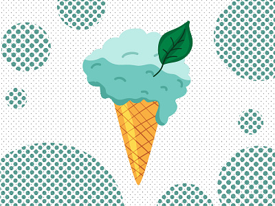 ice cream icon ice cream icondesign icons mint natimade