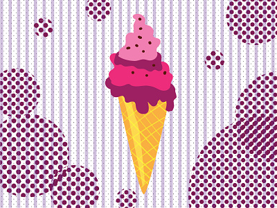 ice cream icon 2d app character flat game icecream illustration natimade sticker