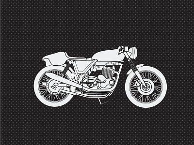 Motorbike sticker 2d app bike flat icon motorbike natimade sticker vector
