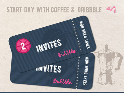 2 Dribbble invites event gaveaway invite invite gaveaway invites invites giveaway natimade