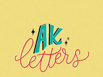 ak letters logo