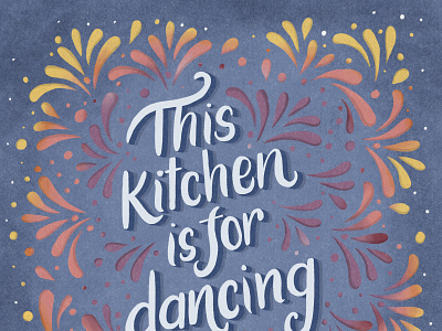 this kitchen is for dancing