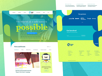 Safernet Website figma ui webdesign website