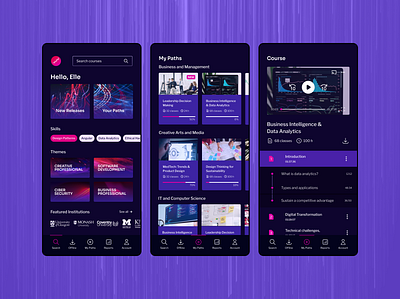 FutureLearn App app figma ui