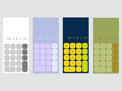 Calculator Design branding calculator dailyui design graphic design illustration logo simple ui ux vector