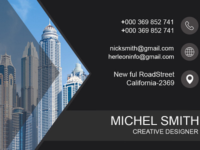 This is a business card back side. back side business card design graphic design tuhin