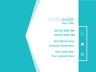 This is a business card back side. back side branding business card design graphic design tuhin