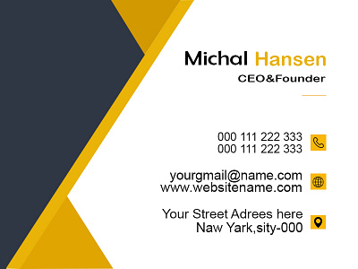 This is a business card back side.