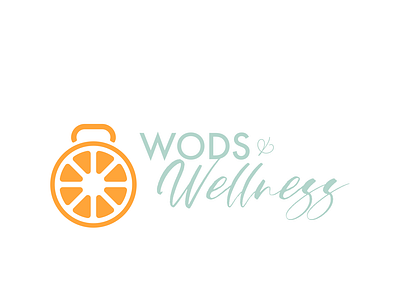 WODS & Wellness graphic design logo