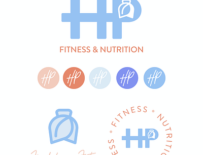 HP Fitness & Nutrition design graphic design logo