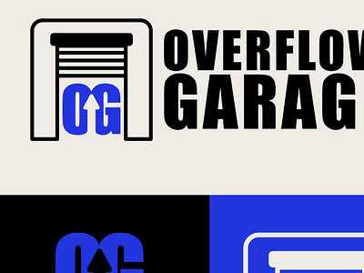 OverflowGarage branding design graphic design illustration logo vector