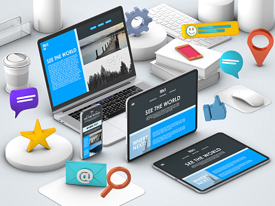 Social Multi Device Mockups