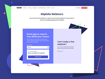 Klipfolio Webinar