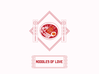 Ramen Love. branding design graphic design logo