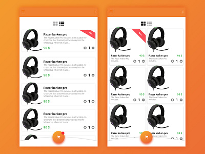 Daily UI 20 app e commerce razer shop ui ux