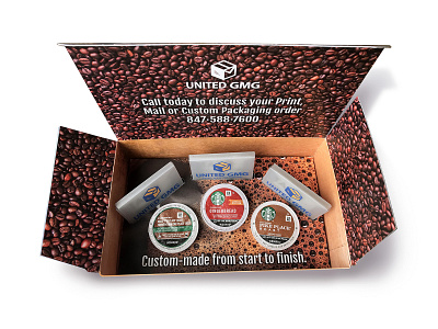 Promotional / Demonstration Box box boxes branding coffee demonstration graphic design illustrator package packaging photoshop promotional rustic tactile visual