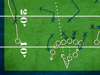 Manningham Catch Infographic Football Play Diagram