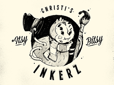 "Christi's Itsy Bitsy Inkerz" art artwork brush brushes custom drawing illustration inking linework photoshop texture