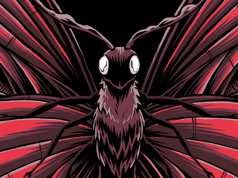 "Butterfly" merch apparel t-shirt graphic design work in progress wip illustration bug insect butterfly