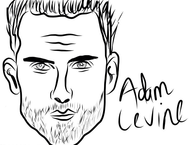 Portrait of Adam Levine by FaRNeRS on Stars Portraits  2