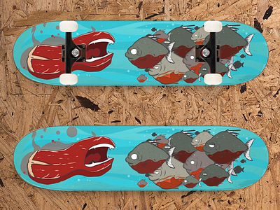Skate Jam Contest #skatejamcontest design fish graphics skate skateboard