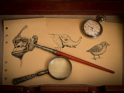 Animals sketches / Pen & Ink animals drawing illustration penandink sketch