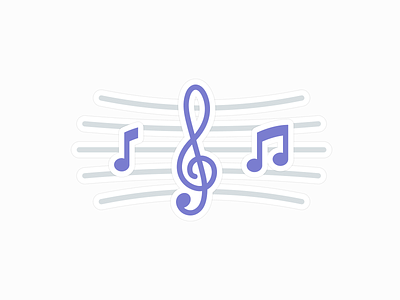 Music tone illustration