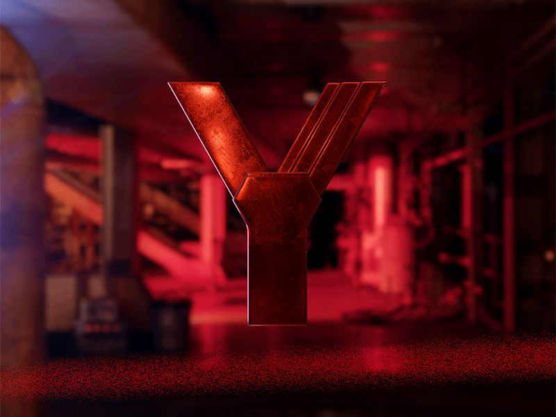 Y for Yondu 36 days of type 36daysoftype 36daysoftype05 alphabets blender cgi letters marvel motion render typography yondu