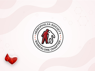 HEMOPHILIA SOCIETY | LOGO DESIGN blood branding design government project graphic design logo logo design ngo vector