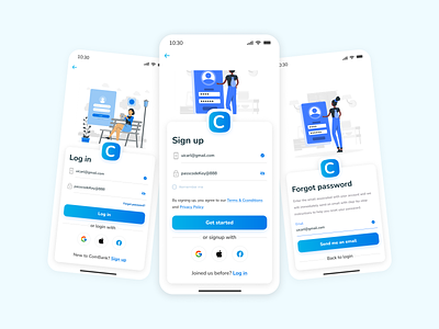 Fintech Mobile App Login