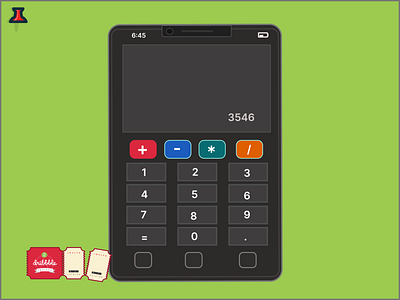 Calculator UI dailyui graphic design ui