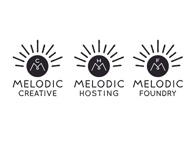 Melodic Details 1 creative graphic design icon letter logo logo design melodic monogram typography web design wordmark