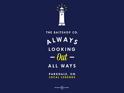 Baitshop Lighthouse Graphic