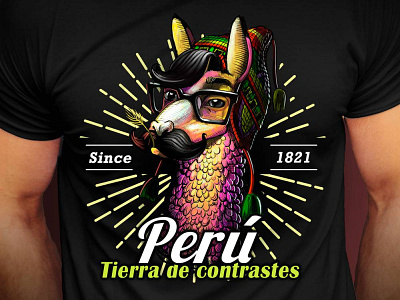 T-SHIRT DESIGN - PERUVIAN CULTURE